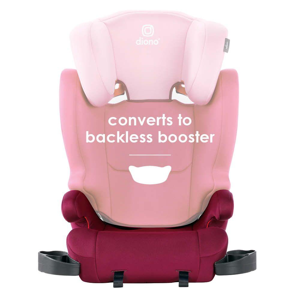 Diono Cambria 2-in-1 Booster Car Seat - Convertible High Back & Backless Booster for Kids 3-12 Years - Safe Travel for School, Road Trips & Everyday Use