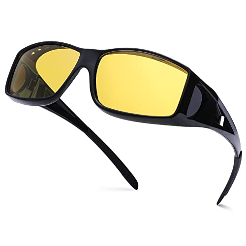 A9* Transparent Gray Frame/Night Vision Yellow Lens