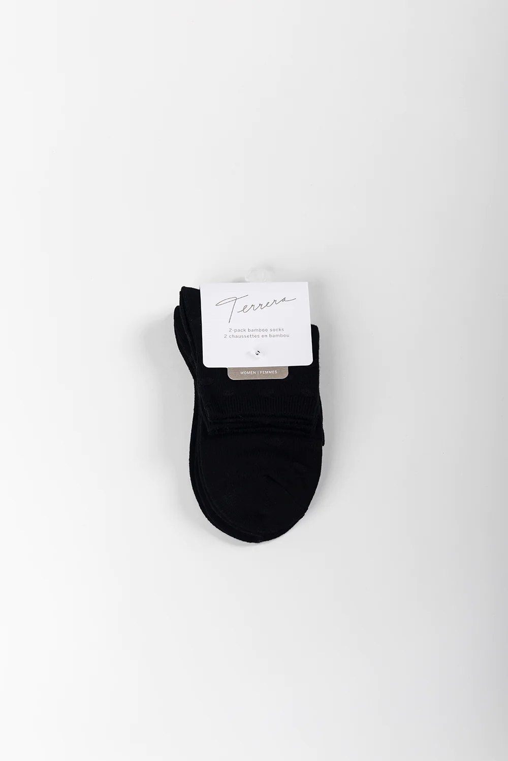 2 Pack Women's Micro Crew Bamboo Socks - Soft & Breathable Black Socks for Everyday Wear, Yoga, and Workout