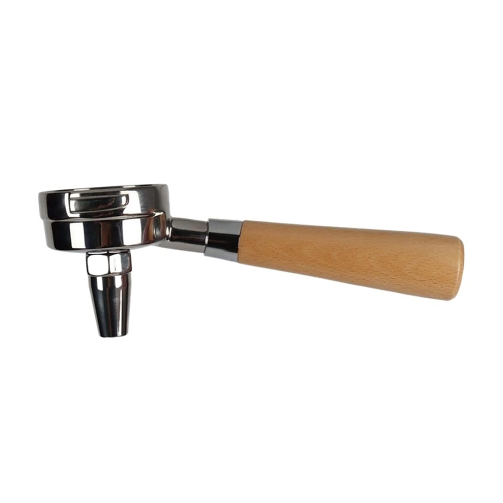 Premium 58mm Tea Portafilter with Wooden Handle - Compatible with Espresso Machines & Teapresso - Works with Tea Bags & Loose Leaf Tea (Coffee Color) - Perfect for Home Baristas & Tea Lovers