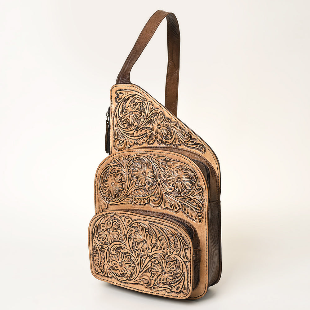 American Darling ADBG1176 Genuine Leather Women's Backpack - Western Style Handcrafted Handbag Purse for Travel, Work & Everyday Use