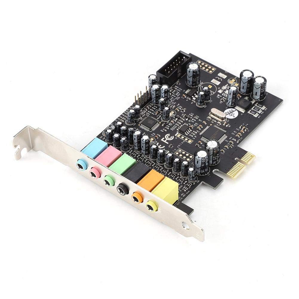 Vbestlife PCI-E 7.1 Channel HiFi Internal Sound Card - 8 Track High Fidelity Audio, Full Duplex Mixing for Gaming, Video Editing & Music Production - Perfect for PC Builds, Streaming & Home Theater Systems