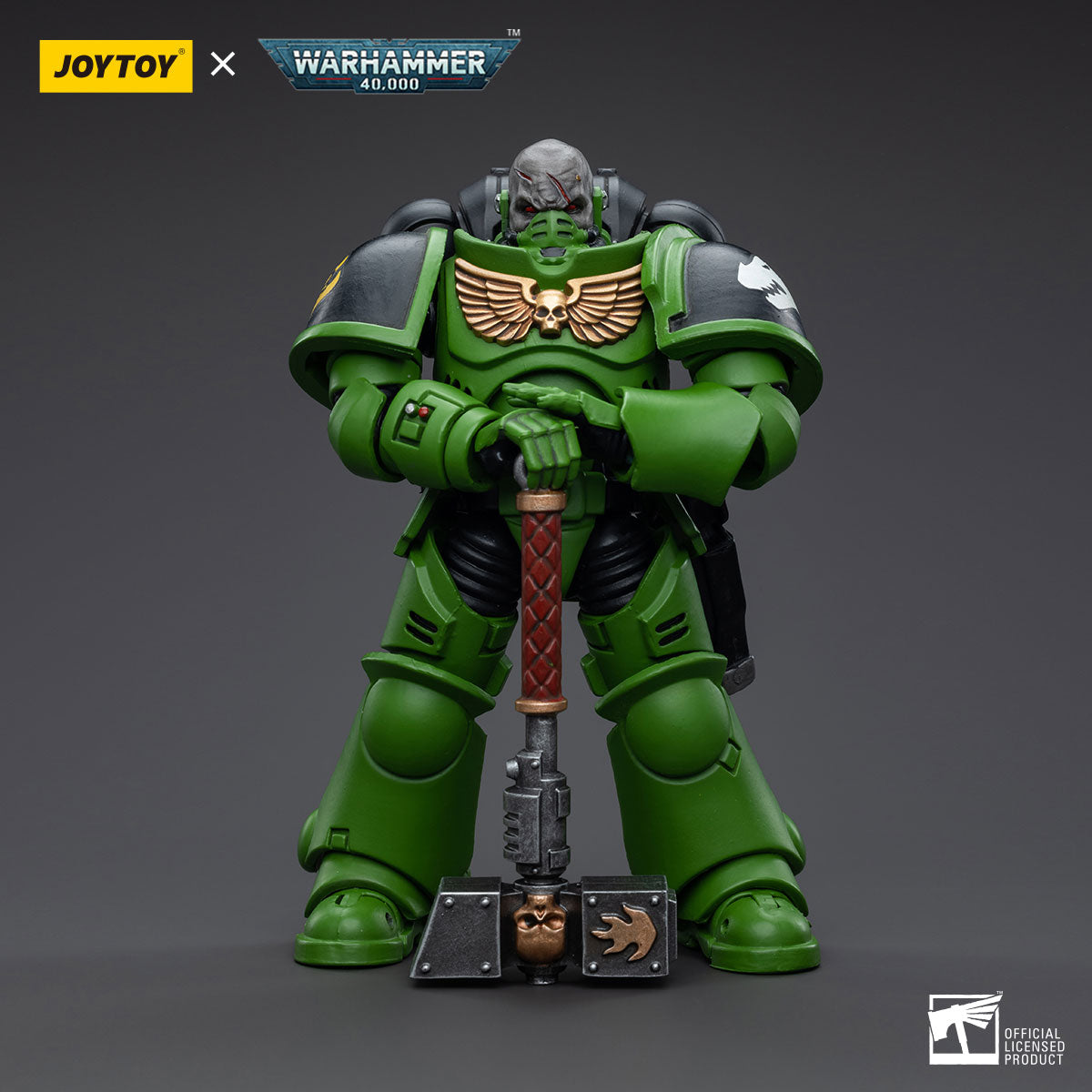 1/18 JOYTOY 3.75 Inch Warhammer 40K Salamanders Space Marines Intercessors Action Figure Set (4pcs) - Perfect for Collectors, Tabletop Gaming & Display Scenes