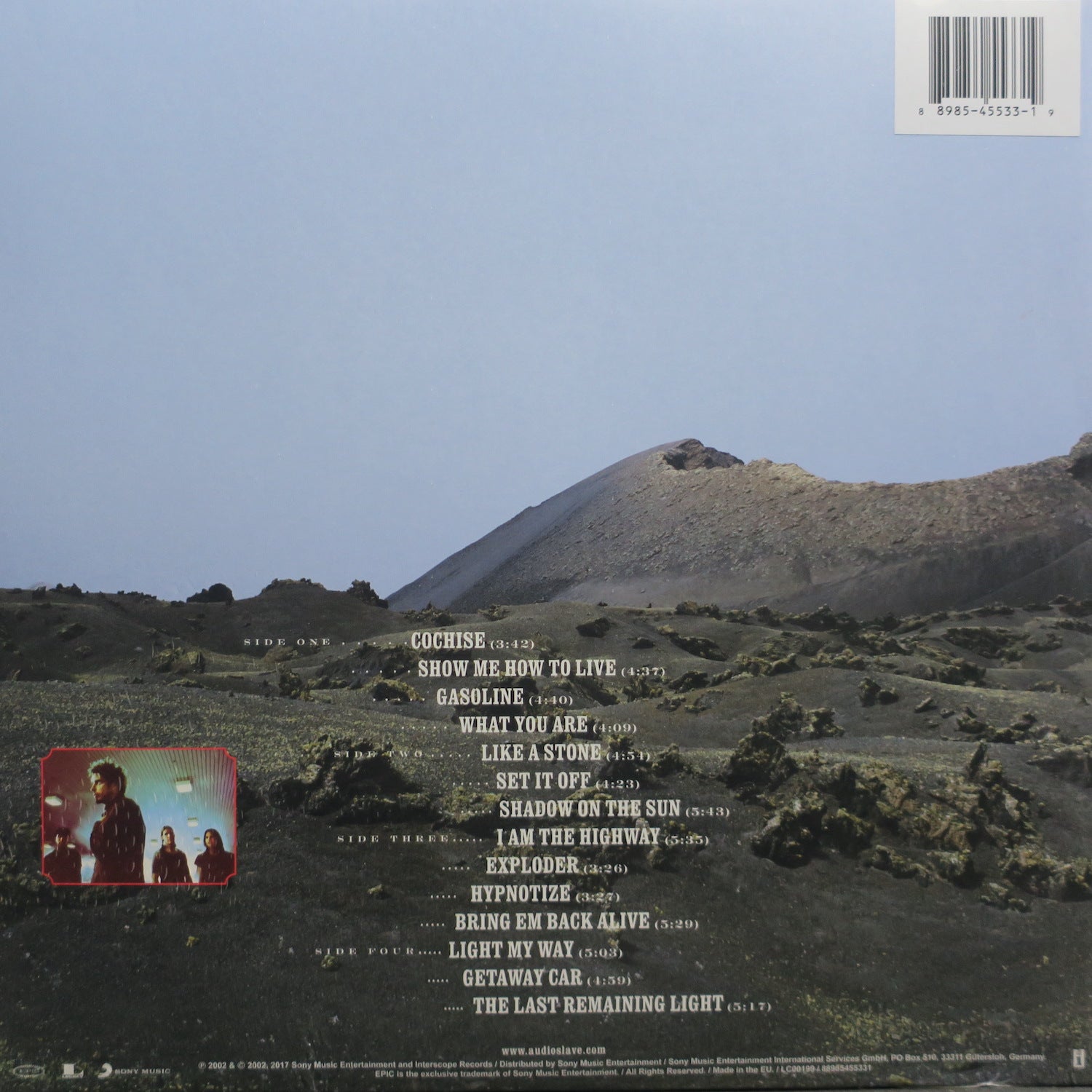 AUDIOSLAVE Self-Titled Vinyl 2LP Record - Soundgarden & Rage Against The Machine Collaboration - Perfect for Music Collectors and Rock Fans