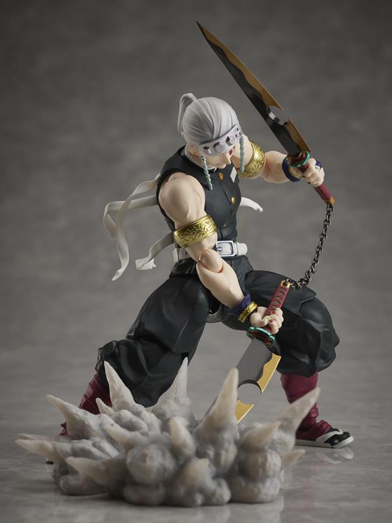 Aniplex BUZZmod 1/12 Scale Action Figure - Demon Slayer: Kimetsu no Yaiba Tengen Uzui Collectible Model for Anime Fans | Perfect for Display, Cosplay, and Anime Collections