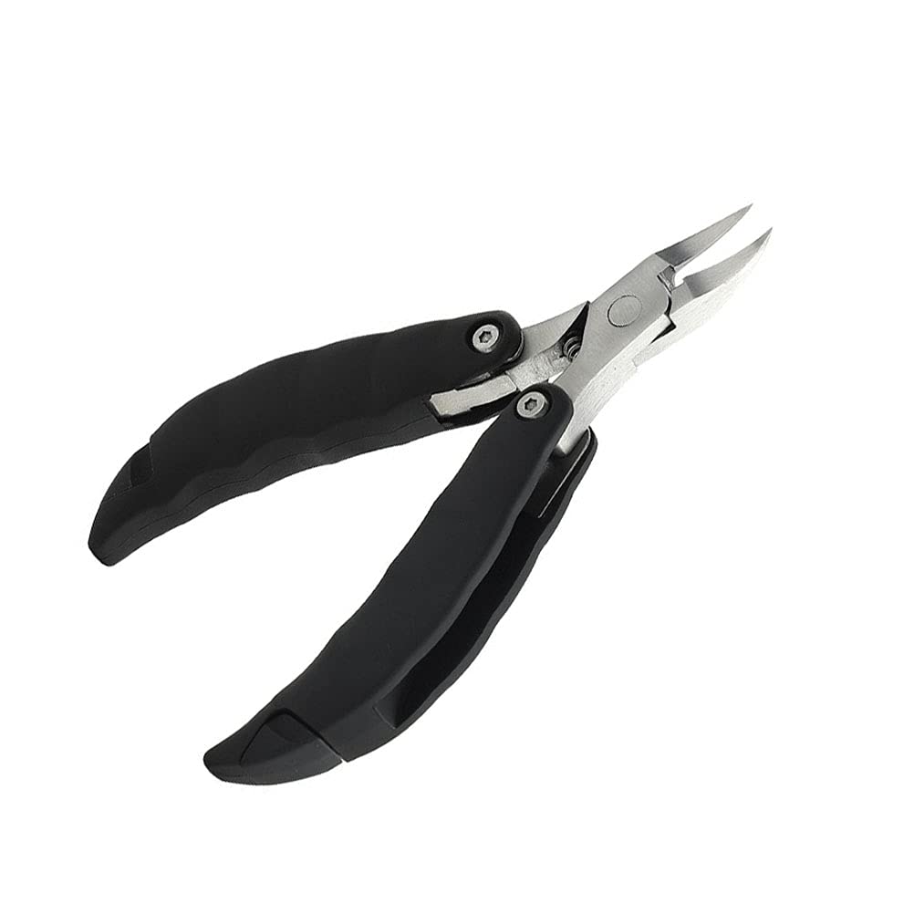 FOMIYES Professional Pedicure Kit - Foldable Stainless Steel Toenail Clipper & Nail Trimmer Set (1PC) - Durable Black Nail Care Tools for Home & Travel Use - Perfect for Manicures, Pedicures & Nail Grooming
