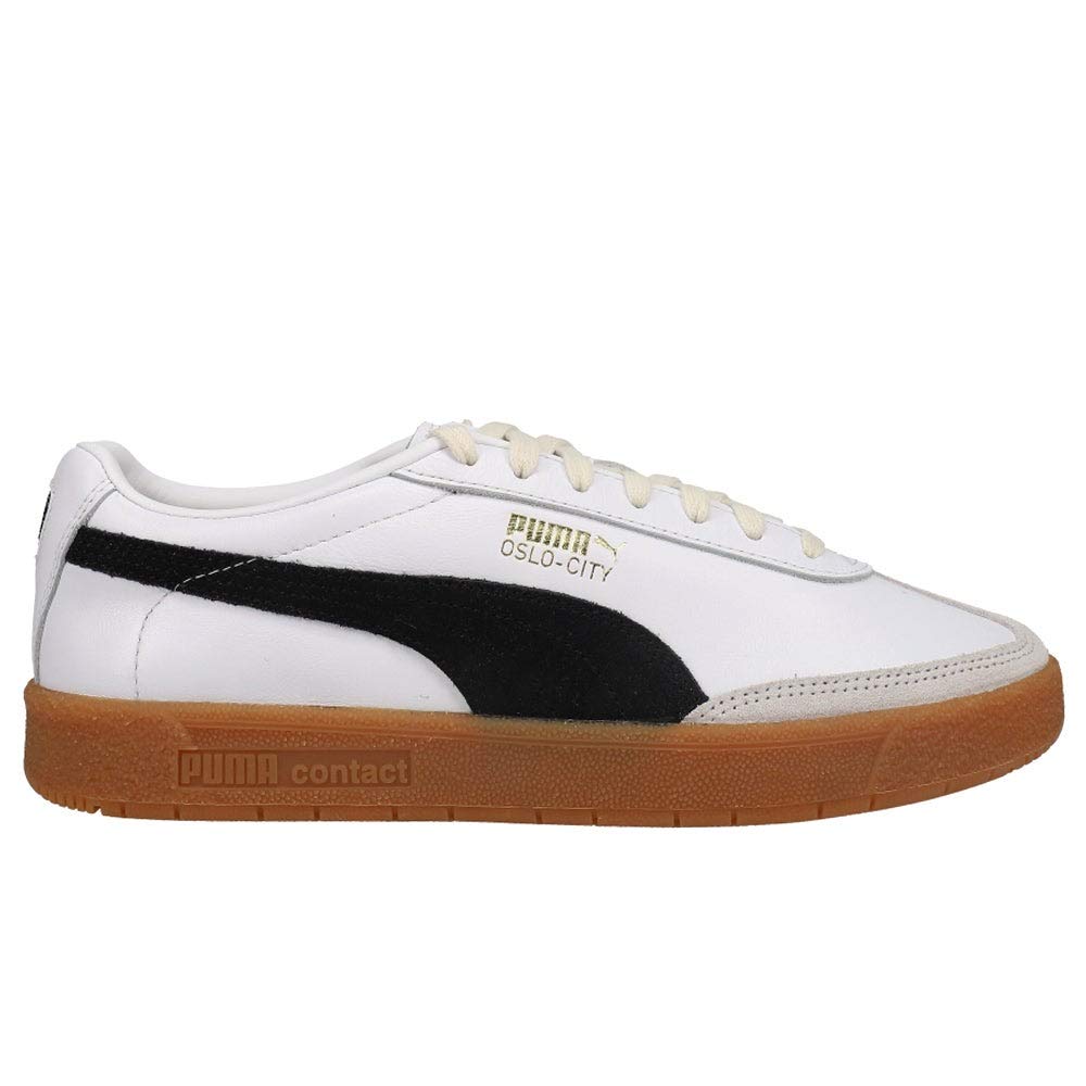 PUMA Men's Oslo-City OG Platform Sneakers - White Casual Shoes for Walking, Streetwear & Everyday Comfort