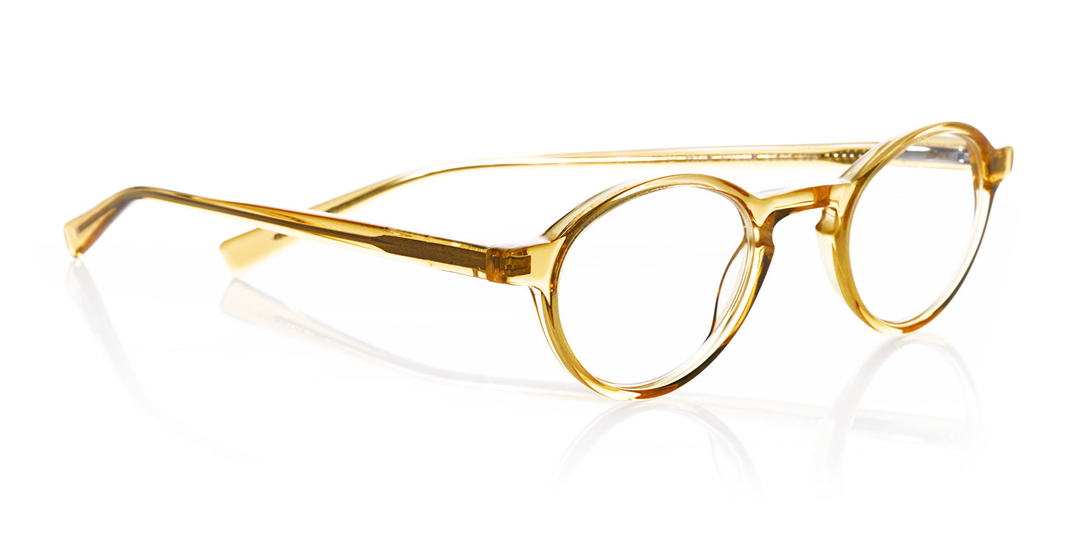 Board Stiff Narrow Color 77 Orange Crystal Front and Temples - Stylish Eyeglass Frames for Men & Women | Perfect for Reading, Work, and Everyday Wear