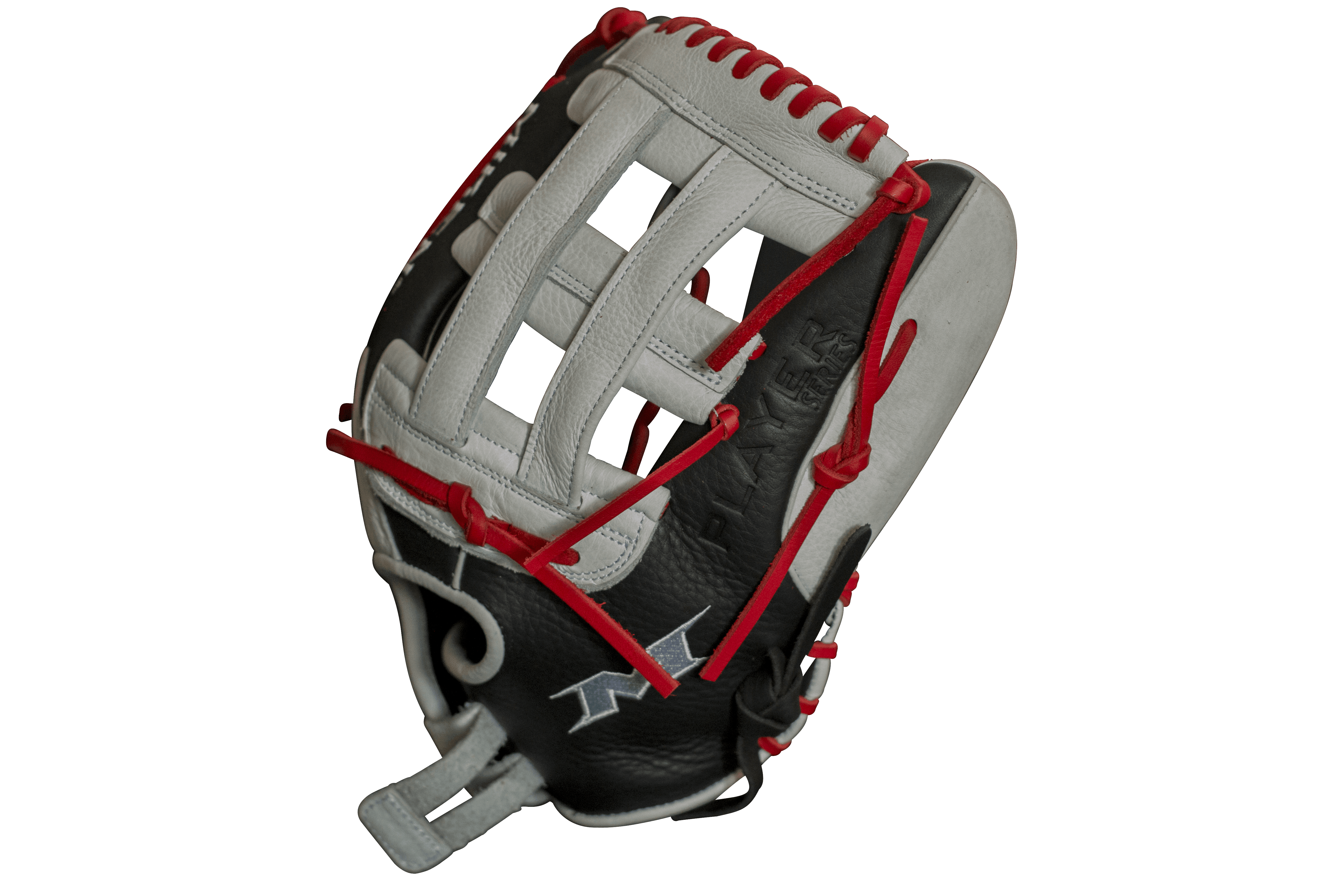 Miken Player Series 13.5 Inch Slow Pitch Softball Glove - Premium Leather Fielding Mitt for Adults, Right Hand Throw (PS135 PH) - Perfect for Slow Pitch Games, Practice & Training