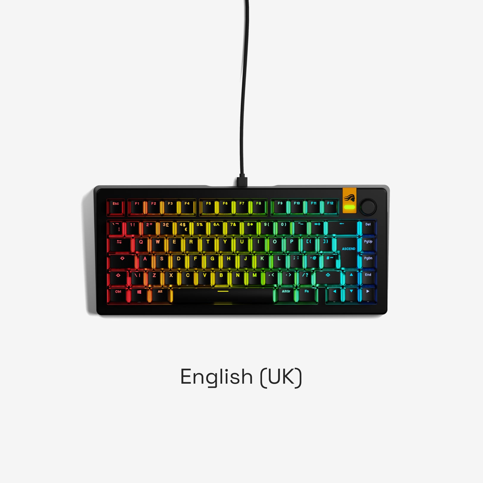 GMMK 3 HE Prebuilt Mechanical Gaming Keyboard - Hot-Swappable RGB Backlit Wired Keyboard for PC, Mac, PS5 - Perfect for Esports, Typing & Office Work