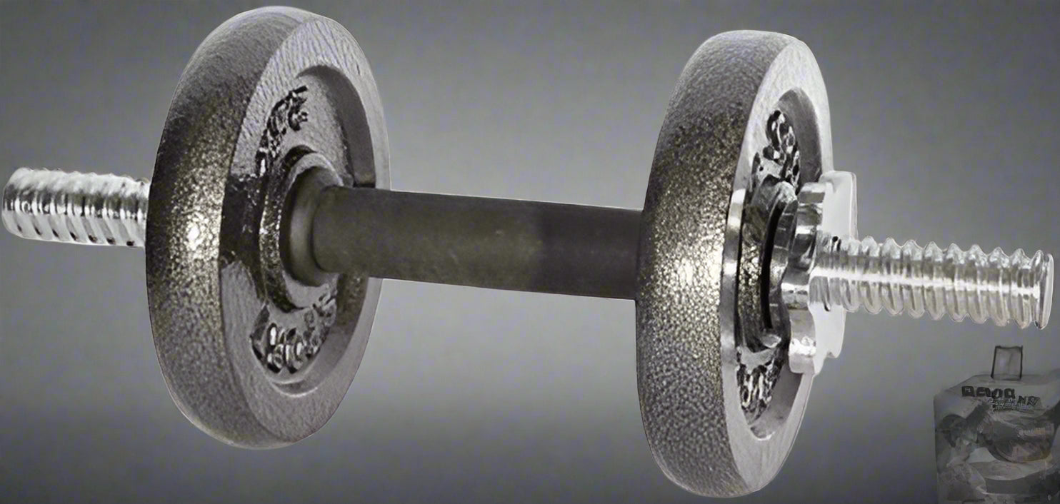 110 LB Adjustable Dumbbell and Barbell Set - Home Gym Free Weights for Strength Training | Perfect for Home Workouts, Weight Lifting & Fitness Training | SKU: 127534