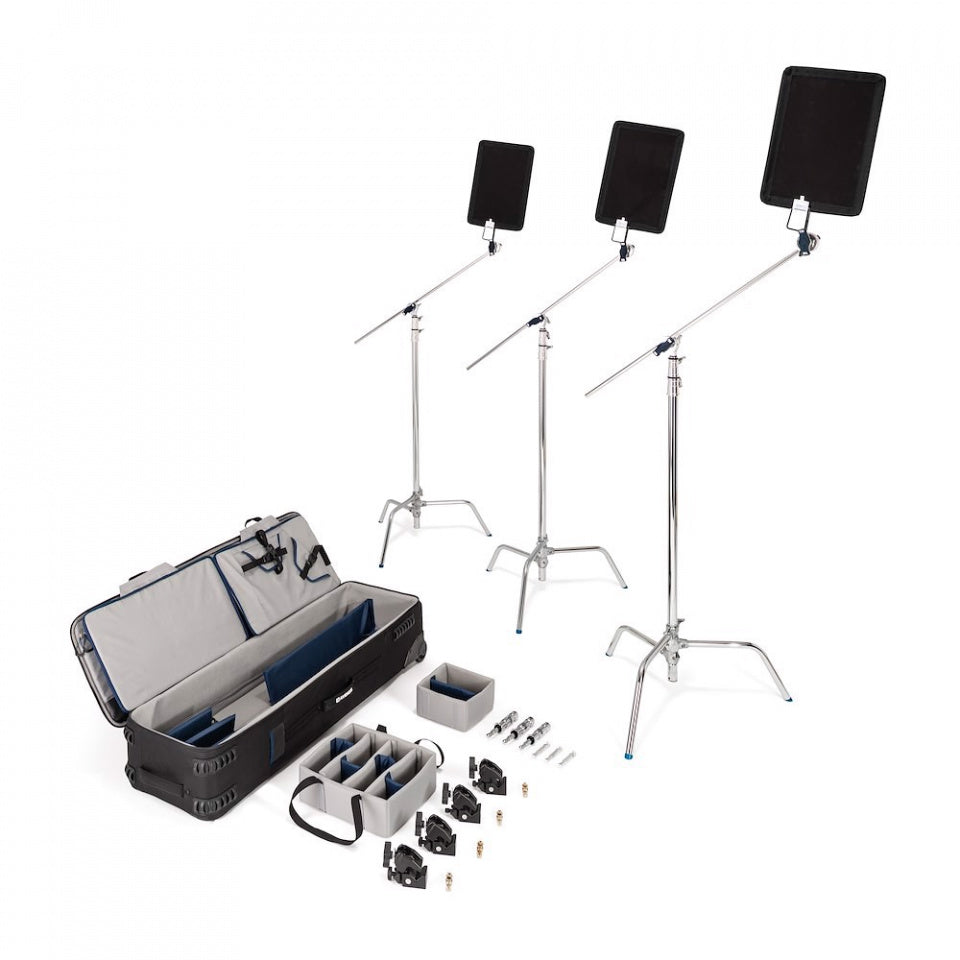 Avenger AVCSA1301B Rolling Case for C Stands & Accessories - Durable Transport Solution for Photography & Video Equipment On-The-Go