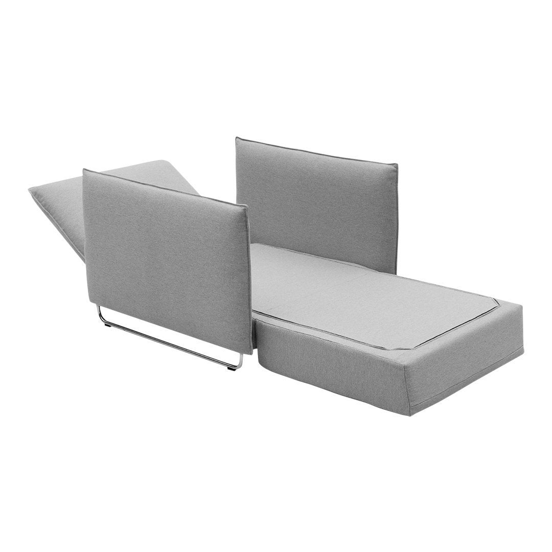 Modern Cord Chair with Convertible Single Bed Design - Perfect for Small Spaces, Guest Rooms & Cozy Reading Nooks