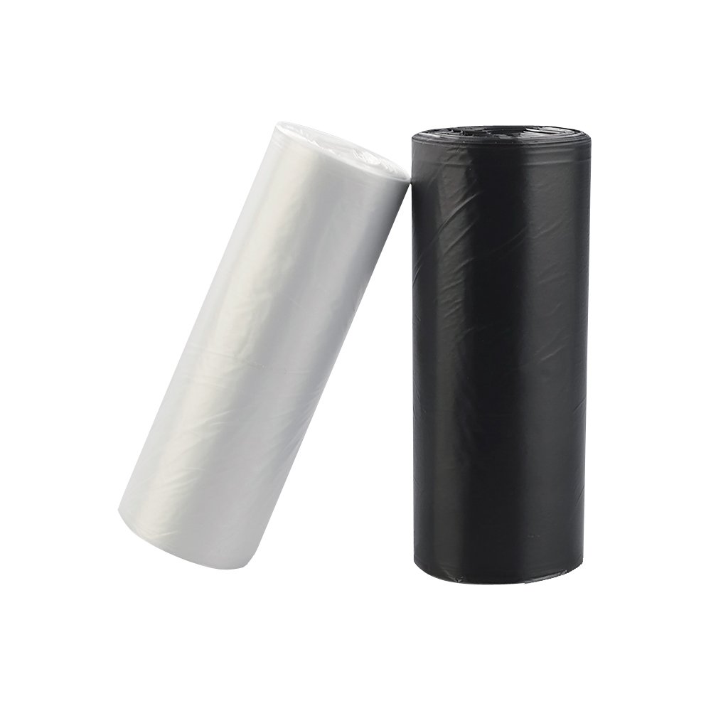4 Gallon Small Trash Bags - 150 Count (Black, Clear & White) | Perfect for Bathrooms, Offices & Bedrooms | Leak-Proof & Odor Control