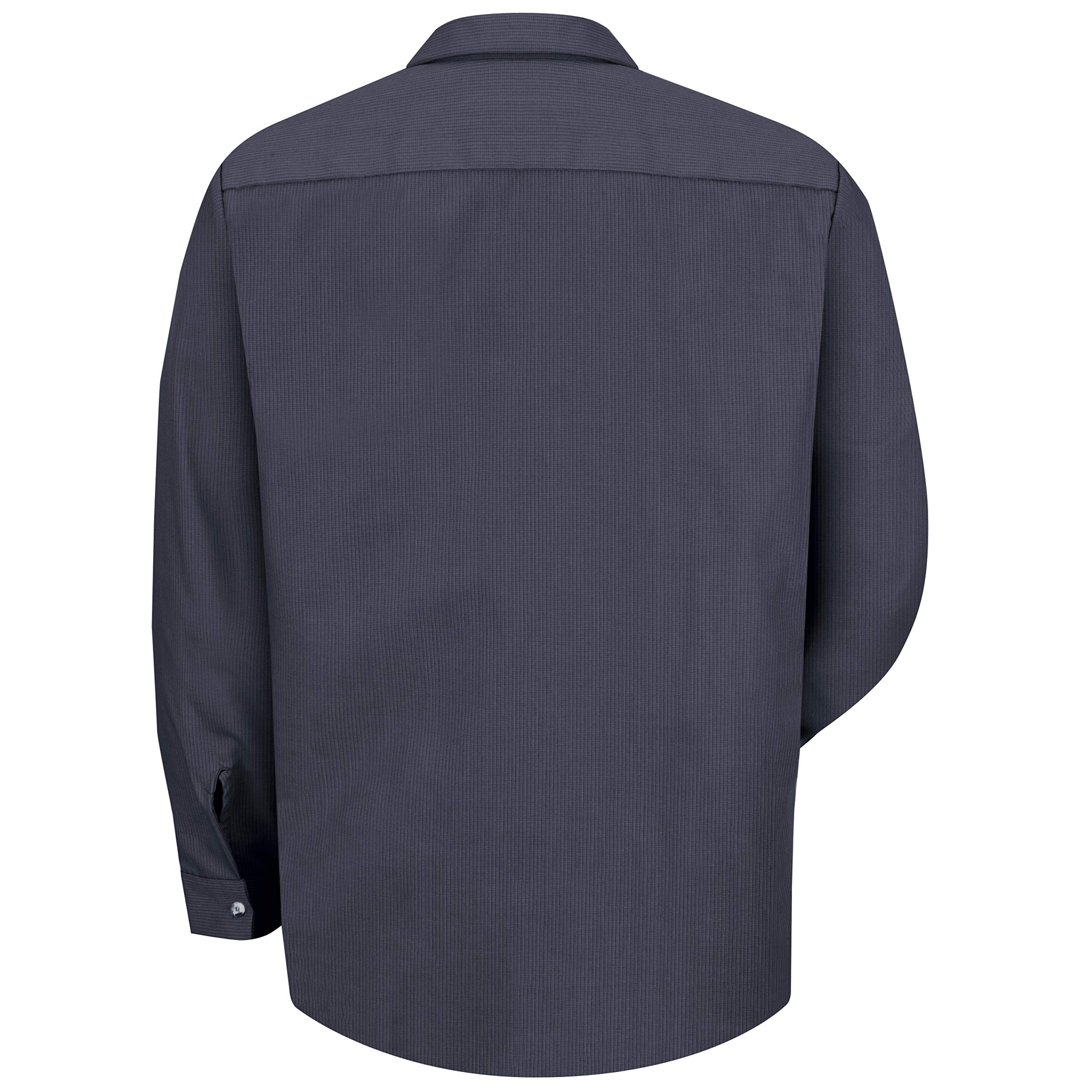 Red Kap Men's Durable Industrial Work Shirt with Lined Collar - Perfect for Construction, Auto Repair & Heavy-Duty Workwear