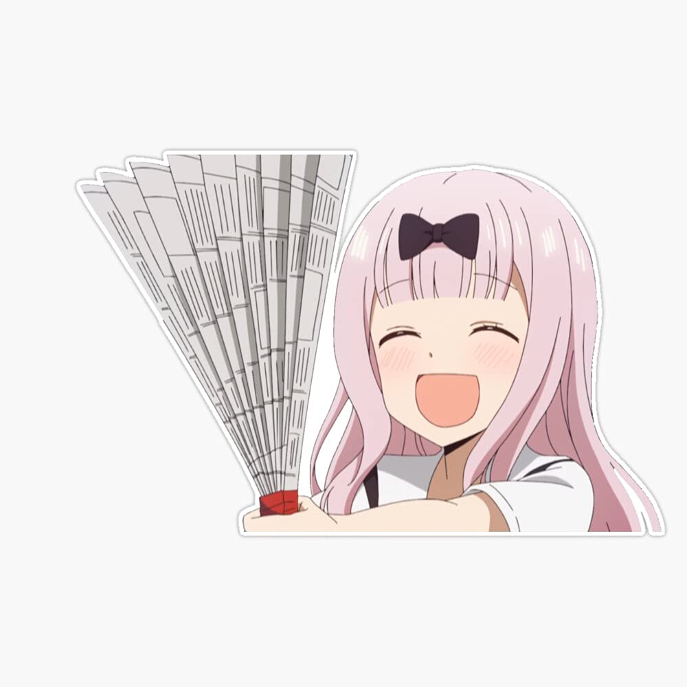 Kaguya-Sama: Love is War - Chika Fujiwara Subject F Cute Face Car Magnet | 5
