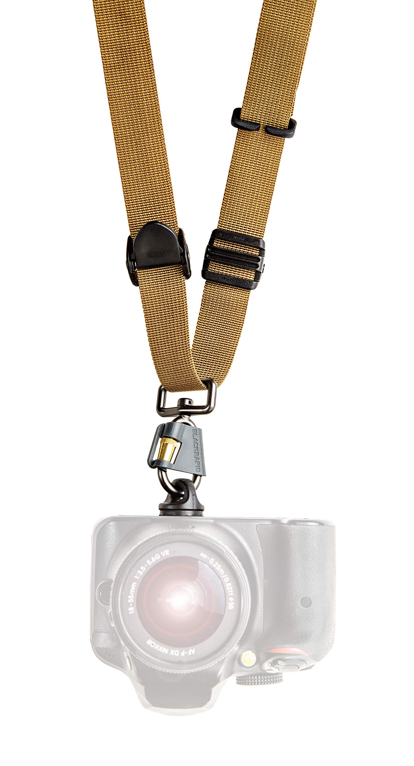BLACKRAPID Sport X Multi-Terrain Camera Sling Strap - Original Ergonomic Design for DSLR, SLR & Mirrorless Cameras - Perfect for Hiking, Travel & Outdoor Photography