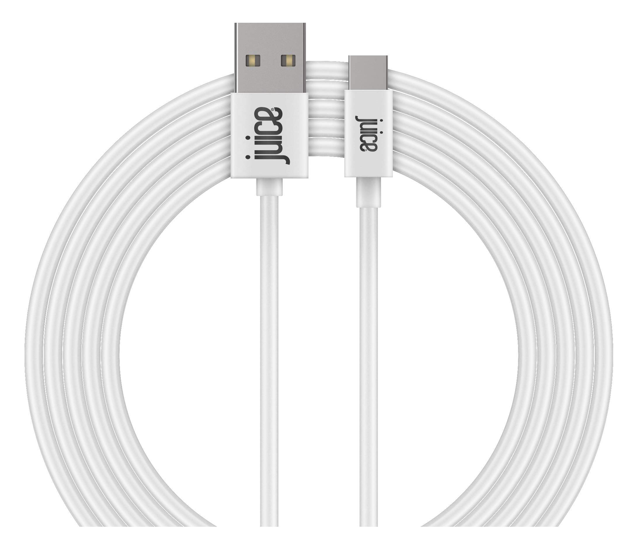 3m USB Type C Fast Charging Cable - Compatible with Samsung Galaxy S20/S10/S9/S8, Huawei P30/P20, Sony Xperia, iPad 2020/Pro/Air - High-Speed Sync & Charging for Home, Office & Travel (White)