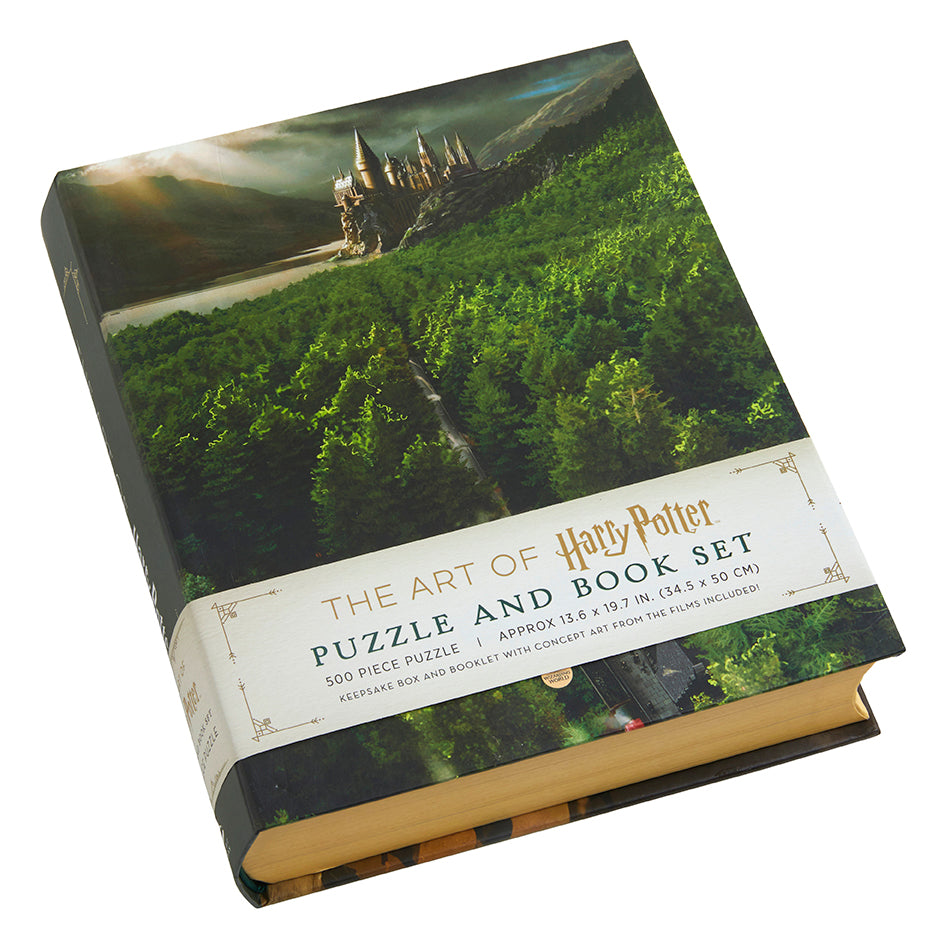 Harry Potter Puzzle and Book Set - 1000 Piece Jigsaw Puzzle & Illustrated Book - Perfect for Gifts, Collectors, and Family Game Night