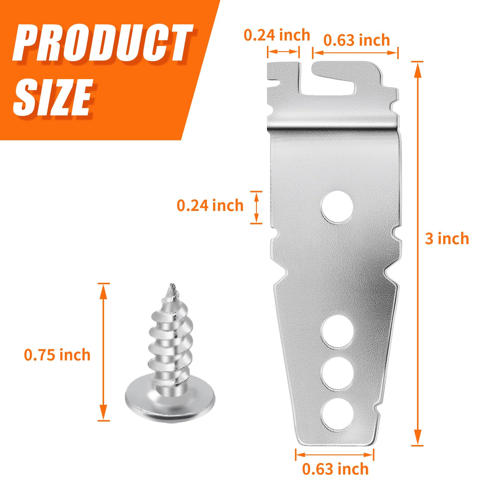 2 Pack 8269145 UPGRADE Dishwasher Mounting Brackets with Screws - Universal UnderCounter Bracket Compatible with Kenmore, Whirlpool, KitchenAid & Samsung Dishwashers - Replacement for 8269145 & WP8269145VP - Perfect for Secure Installation & Dishwasher Stability