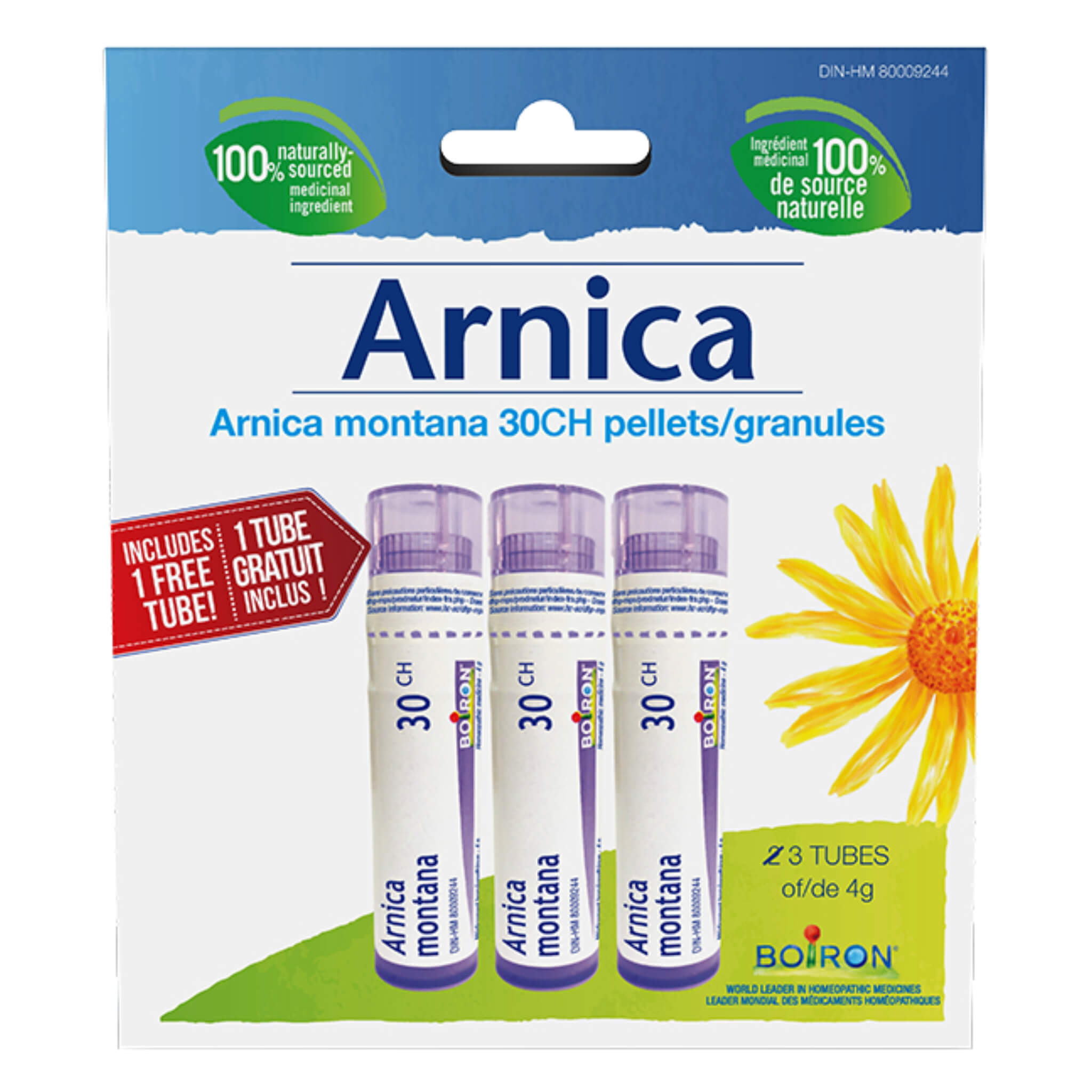 Arnica Montana 30 CH Homeopathic Medicine - Natural Pain Relief for Bruises, Swelling & Muscle Soreness | Perfect for Post-Workout Recovery & Injury Healing