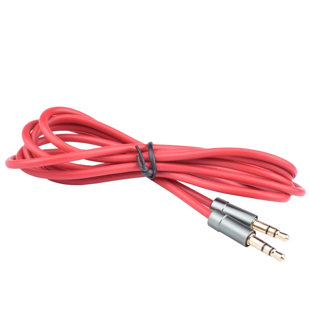 Alitutumao 3.5mm Aux Cable - High Fidelity Stereo Audio Cord (5 Feet) - Male to Male Connector for Headphones, Smartphones, Car Stereos, Speakers & More | Perfect for Home, Office & Car Audio Systems