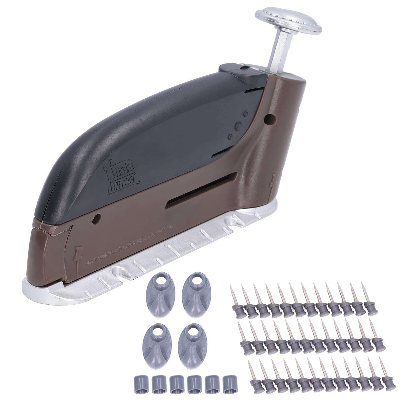 Aluminum Picture Frame Hangers - Wall Mounting Tool Kit for Wood Doors & Oil Paintings | Heavy Duty Frame Hanging Nails for Seamless Home Decor & Gallery Display