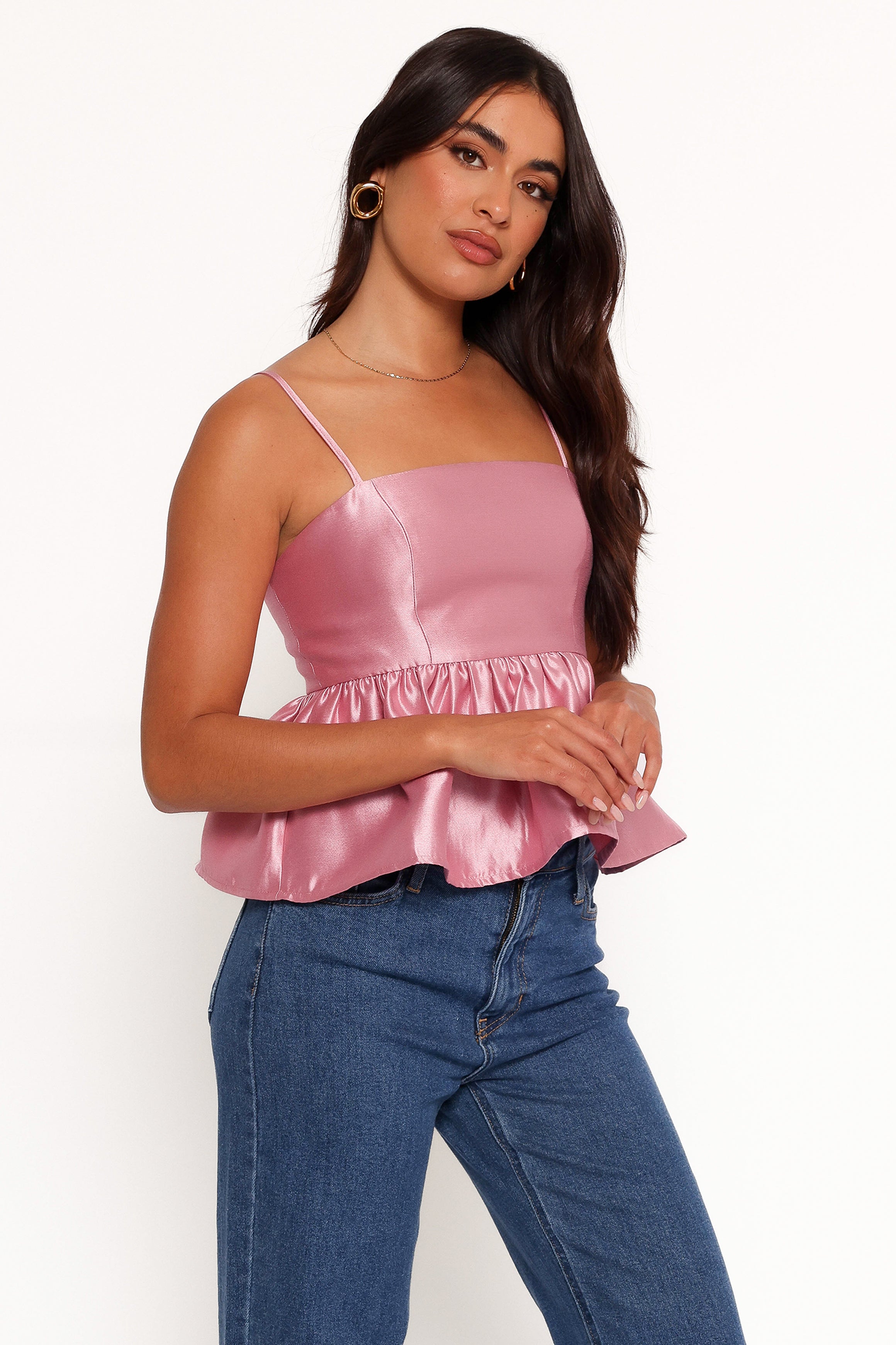 Anslee Women's Pink Blouse - Elegant Casual Tops for Work, Date Night & Everyday Wear