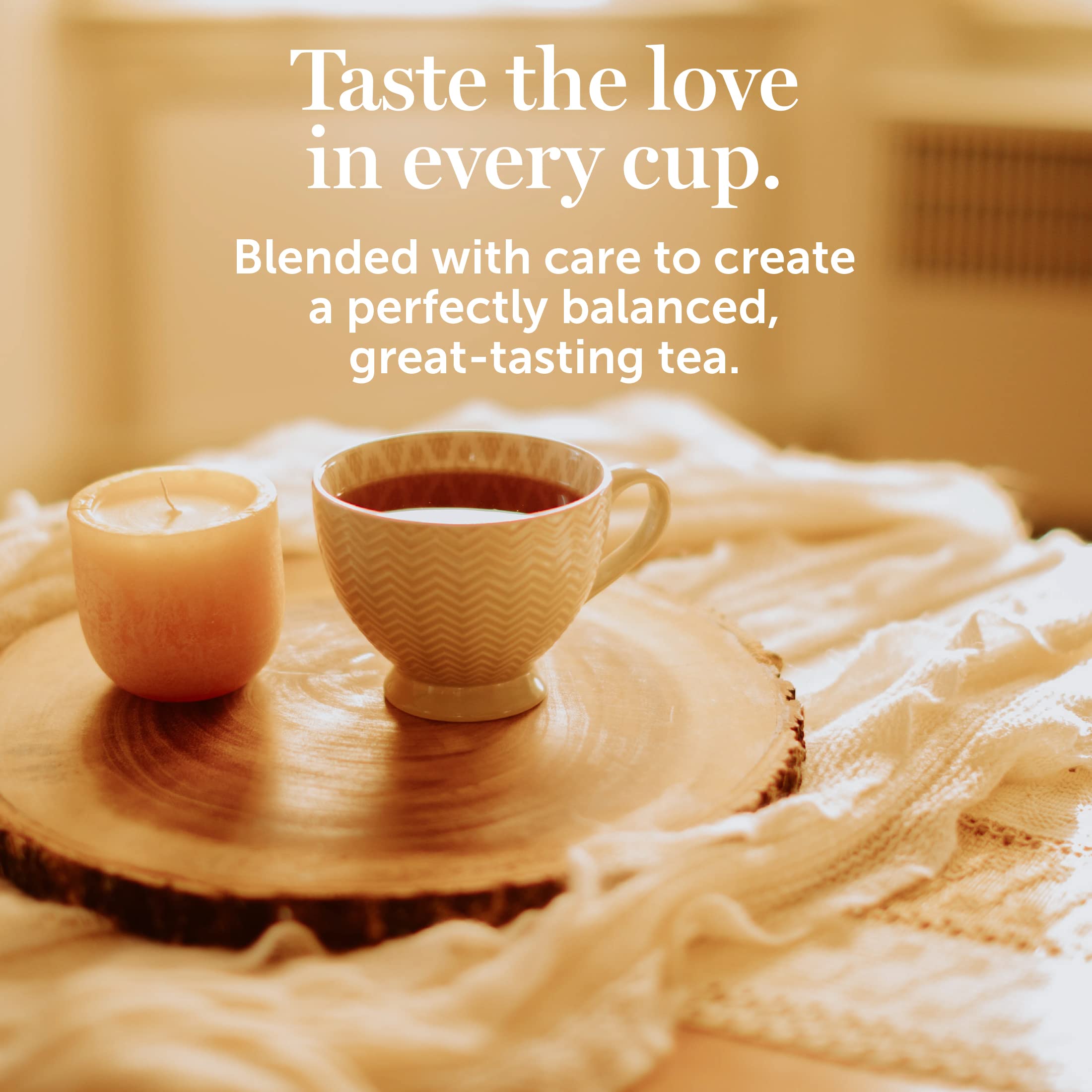 Red Rose Naturally Decaffeinated Black Tea K-Cup Pods - 72 Count for Keurig Brewers | Perfect for Morning Relaxation & Afternoon Tea Time
