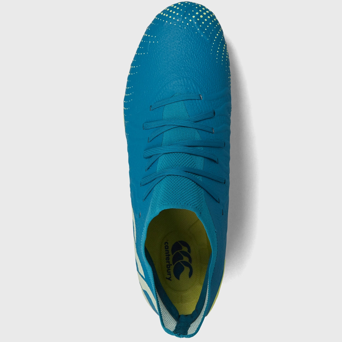 Canterbury Speed Infinite Elite SG Rugby Boots for Men - High-Performance Cleats in Lagoon Blue - Perfect for Wet & Soft Ground Matches