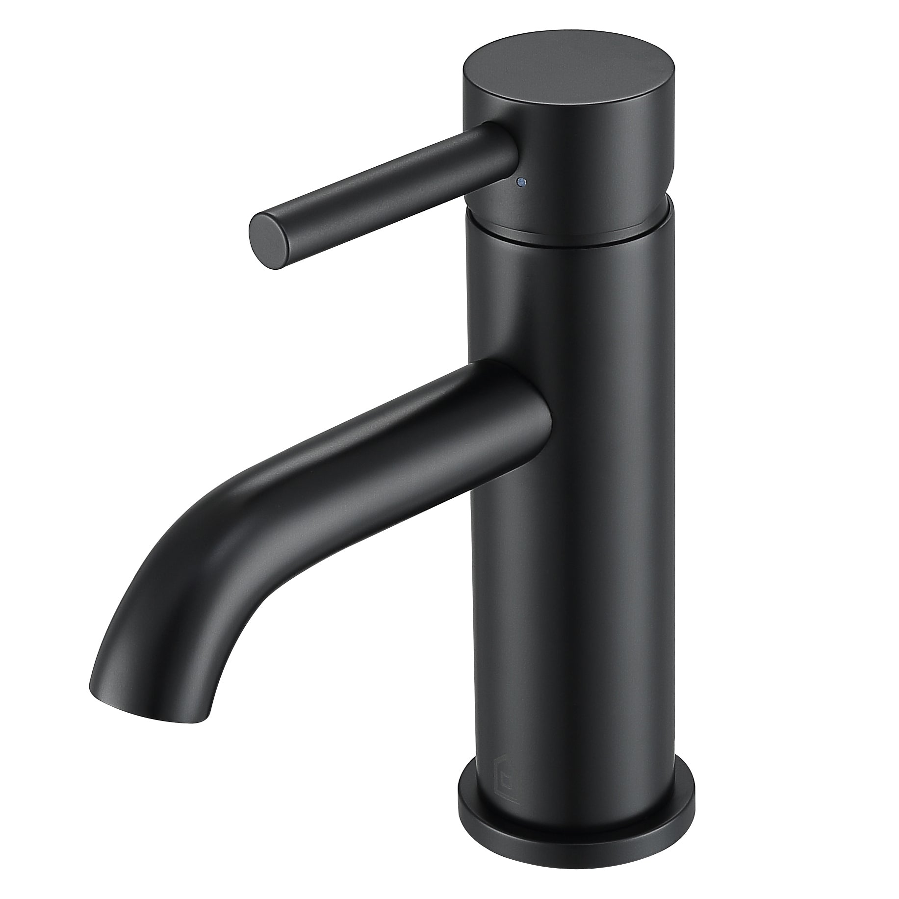 Premium Matte Black Single Lever Bathroom Faucet - Valencia Series - Modern Water-Saving Design for Bathroom Sink & Vanity - Easy DIY Installation & Durable Finish