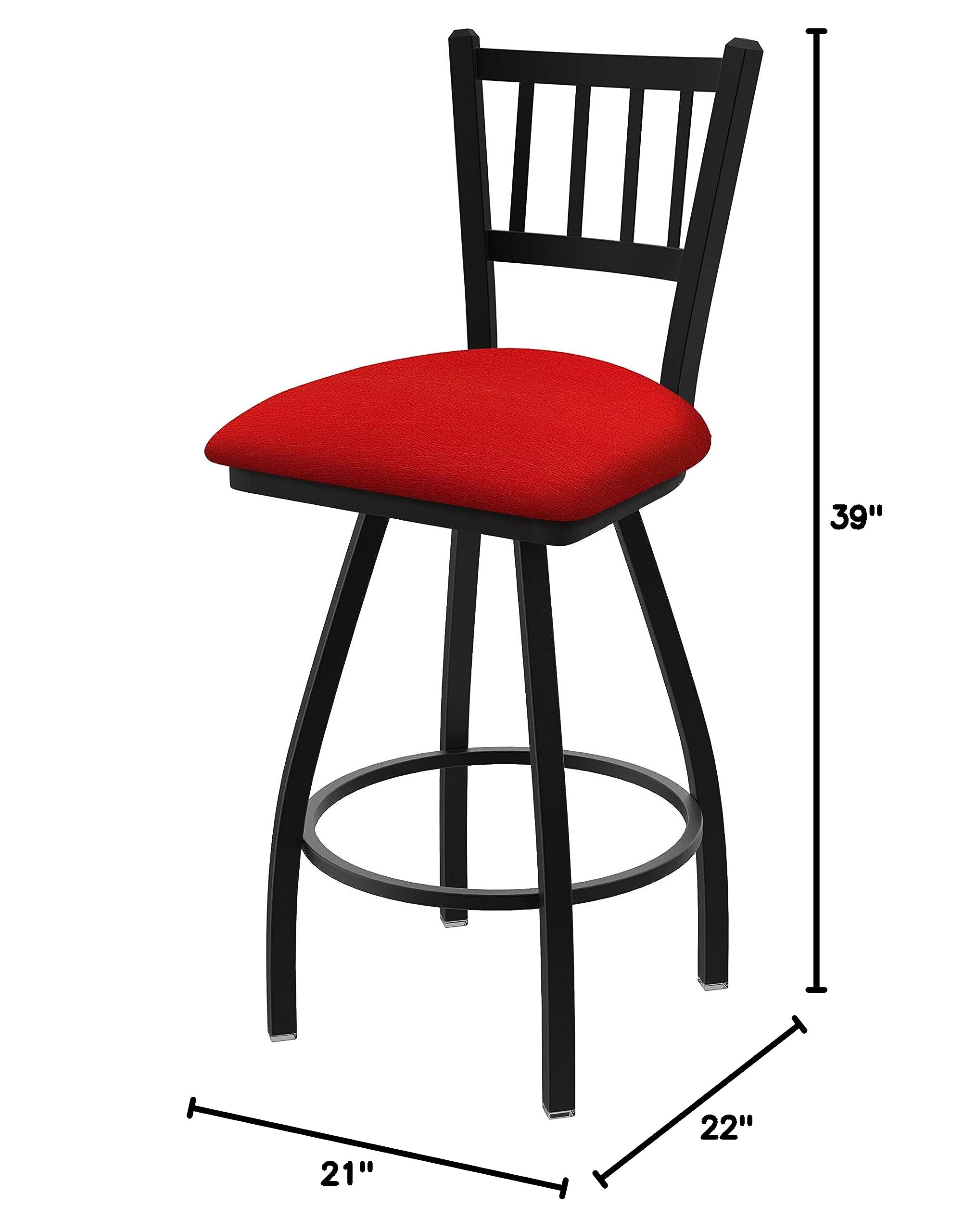 Holland Bar Stool Co. XL 810 Contessa Swivel Bar Stool - Canter Red - 30