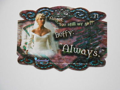 Buffy the Vampire Slayer TV Show Die-Cut Wedding Invitation Card - Unique Vampire Theme Party Invites for Halloween, Gothic Weddings & Themed Events