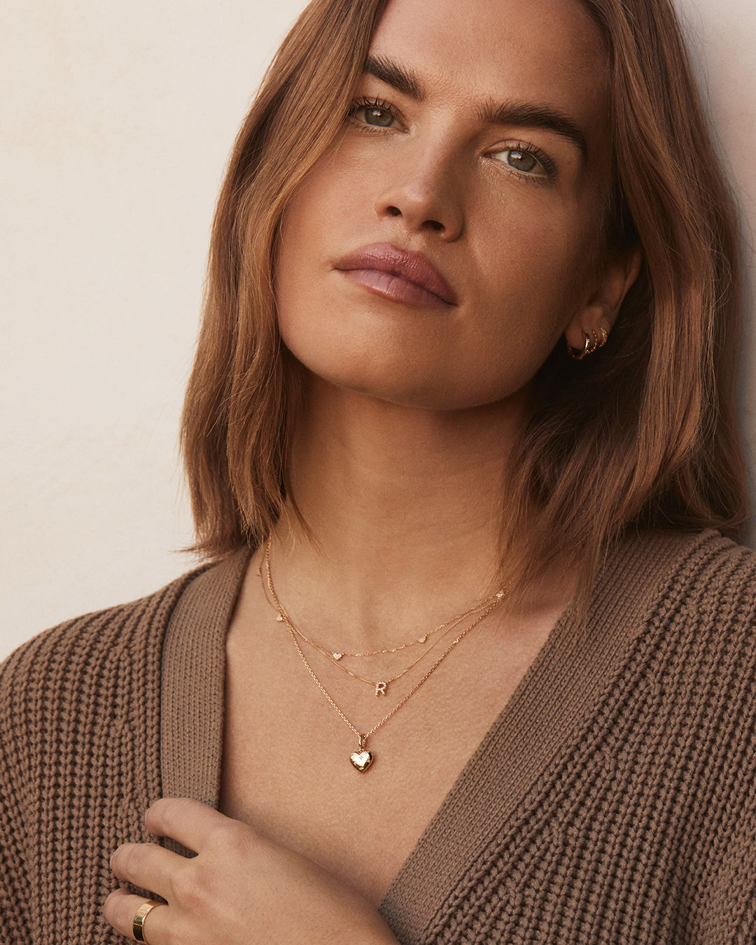 Diamond Heartful Charm Pendant Necklace for Women - Elegant Jewelry Gift for Valentine's Day, Anniversary & Special Occasions