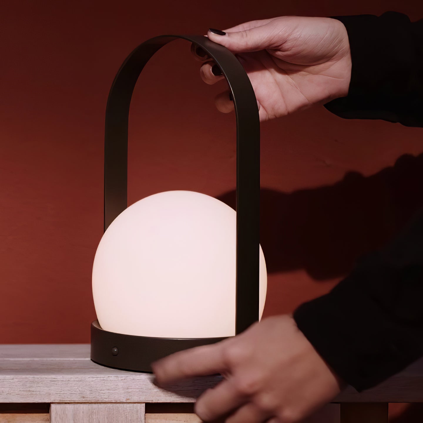 Carrie Rechargeable LED Table Lamp with Built-in Battery - Perfect for Bedroom, Living Room, and Office Lighting