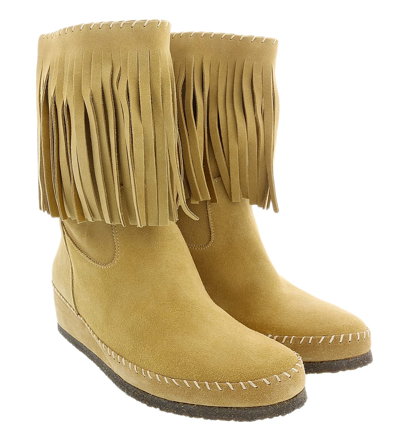 Daniela Fargion Fuchsia Suede Mid-Calf Boots for Women - Low Wedge Heel Ankle Booties | Perfect for Fall Fashion, Office Wear & Casual Outings