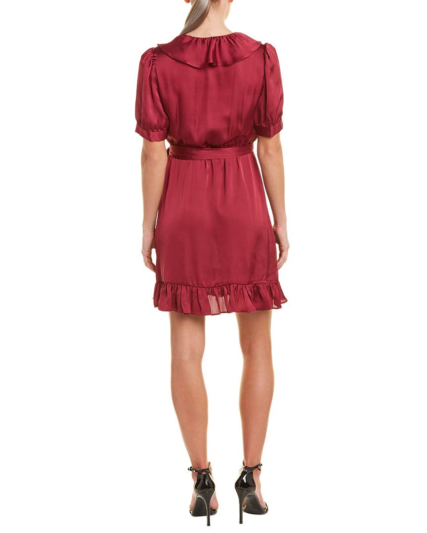 Elegant Women's Wrap Cocktail Dress with Tie Detail - Perfect for Evening Parties, Weddings & Special Occasions