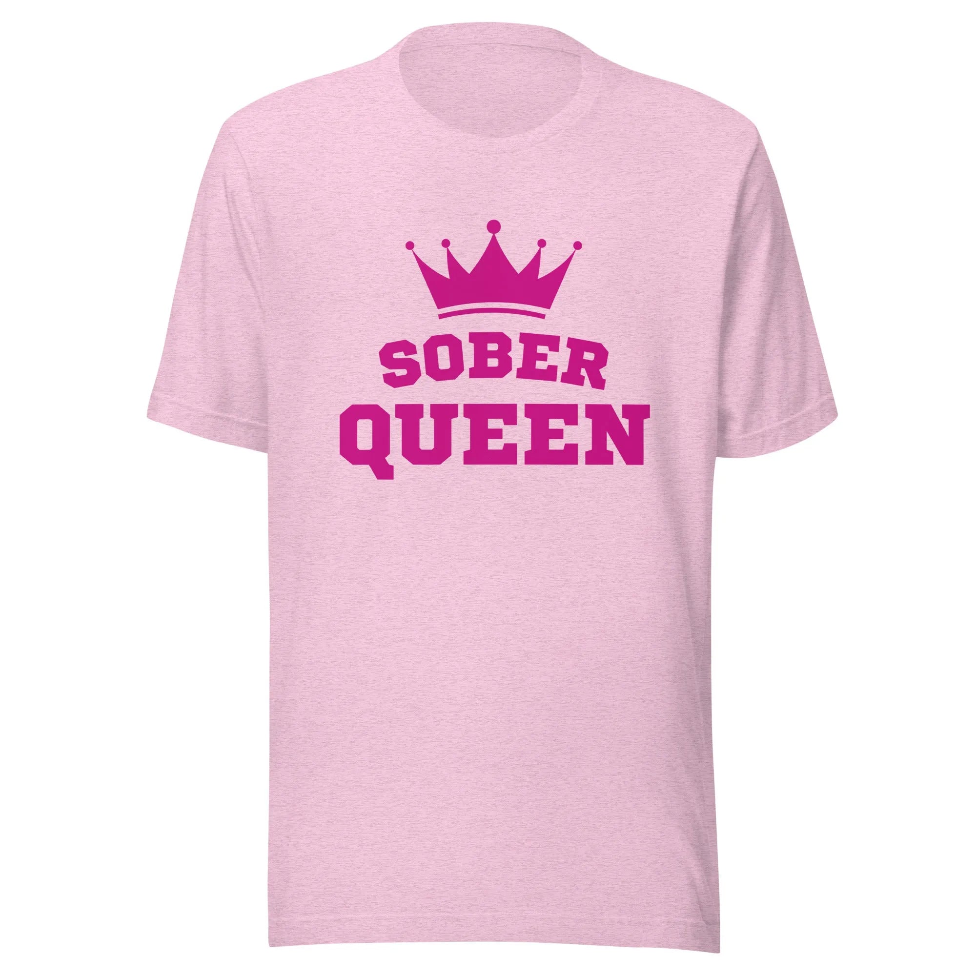 Sober Queen T-Shirt - Empowering Sobriety Apparel for Women | Celebrate Recovery & Confidence | Perfect for AA Meetings, Sober Events & Daily Inspiration