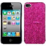 Apple iPhone 4S/4 Diamond Rhinestone Case - Pink Sparkle Protective Cover for Women | Perfect for Parties, Weddings & Special Occasions