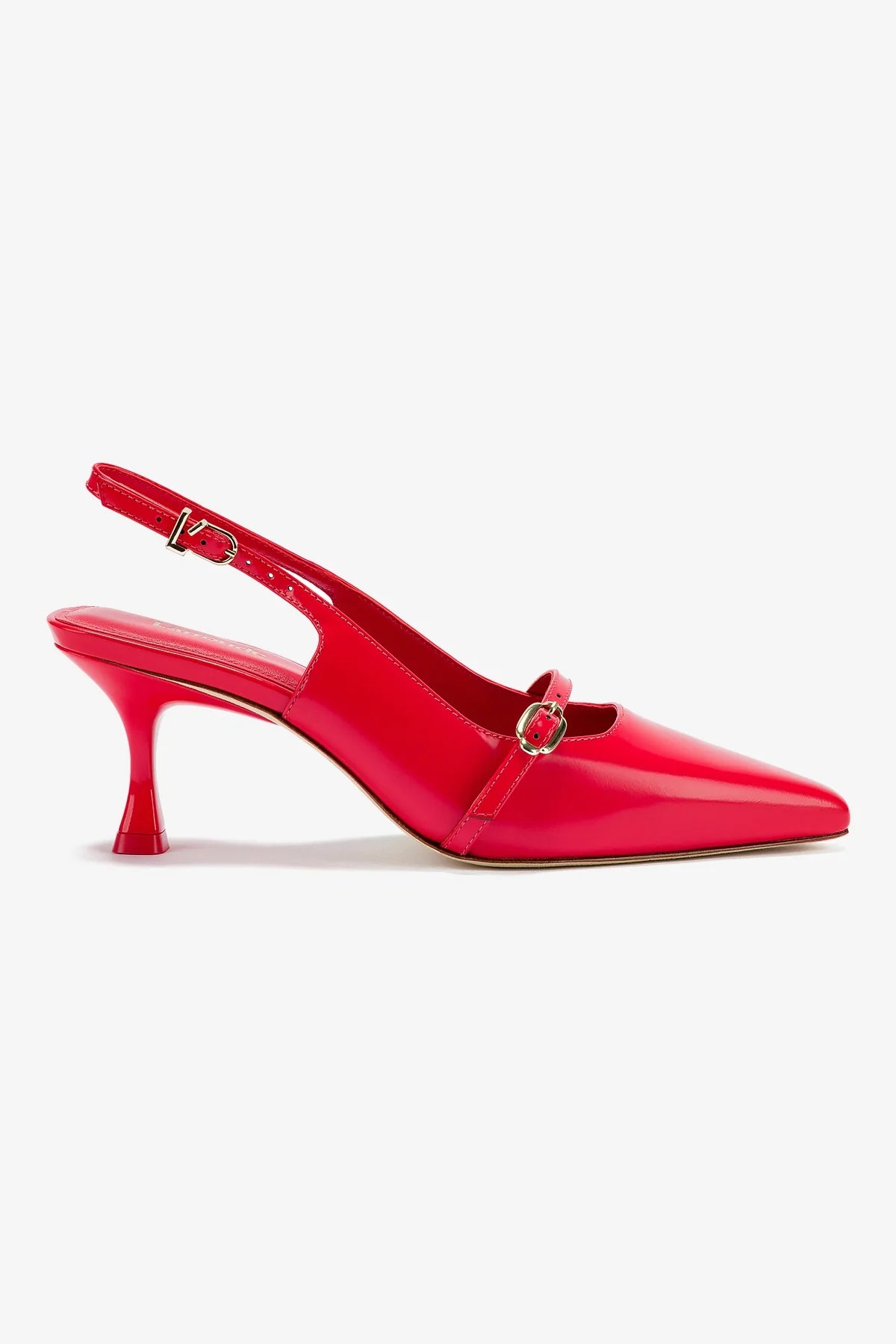 Ines Pump Women's High Heels - Scarlet Leather Dress Shoes for Women | Elegant & Comfortable for Office, Party & Wedding