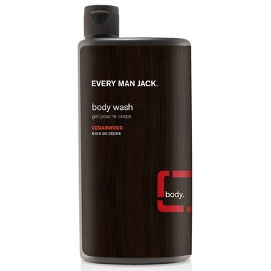 Every Man Jack Natural Body Wash for Men - Hydrating & Refreshing Shower Gel with Shea Butter & Aloe - Perfect for Daily Use & Post-Workout Shower