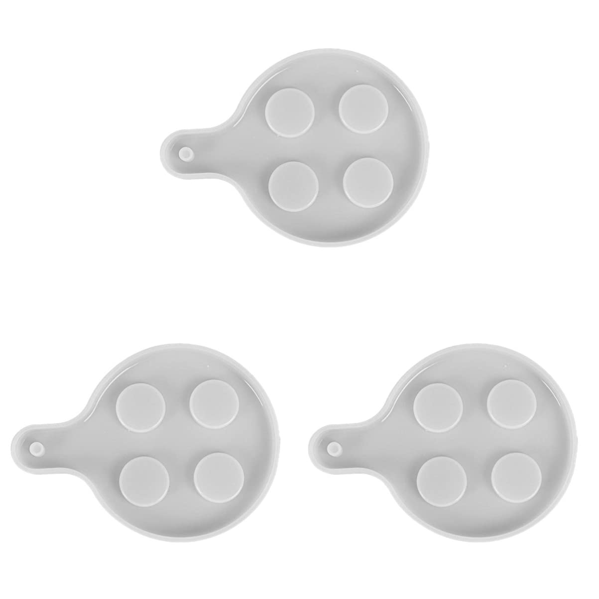 COHEALI 3-Piece Silicone Resin Mold Set - Shot Glass Tray, Paddle & Coaster for DIY Epoxy Crafts | Perfect for Resin Art, Jewelry Making & Home Decor Projects
