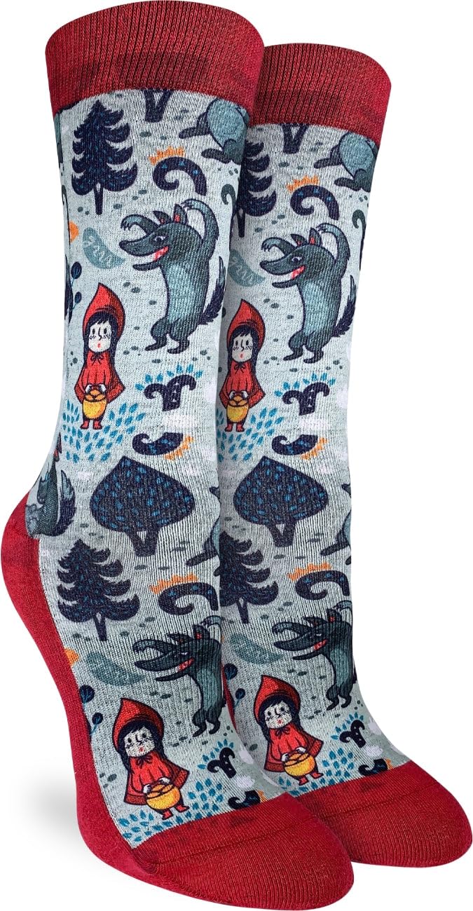Good Luck Sock Women's Book Lover Socks - Novelty Literary Gift Socks for Readers & Writers - Perfect for Book Clubs, Reading Nooks & Bibliophile Gifts