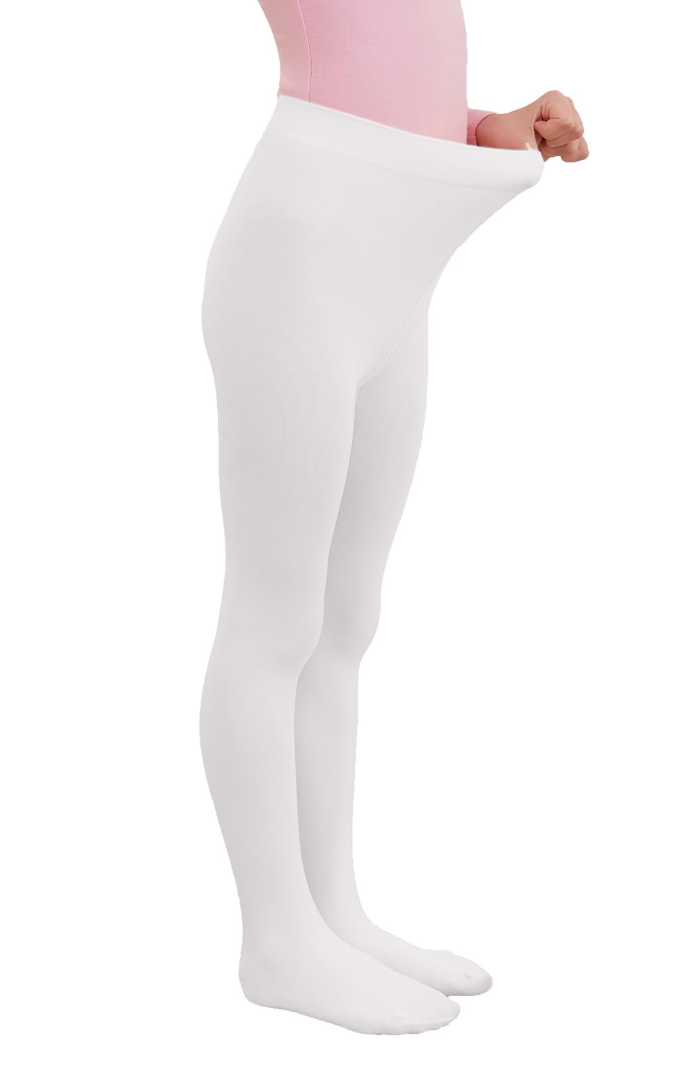 **Girls Ballet Dance Tights - Ultra Soft Stretch Footed Tights & Toddler Stockings for Dance Class, Recital & Performance**
