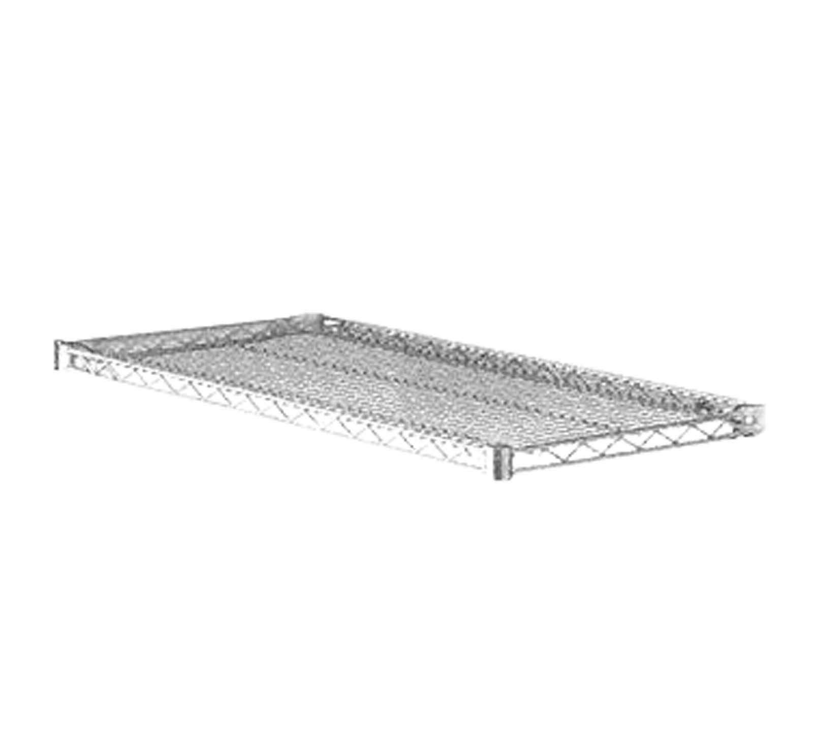 Super Adjustable 2-Tier Stainless Steel Wire Shelving - Heavy Duty Metro Shelf for Kitchen, Garage & Commercial Use