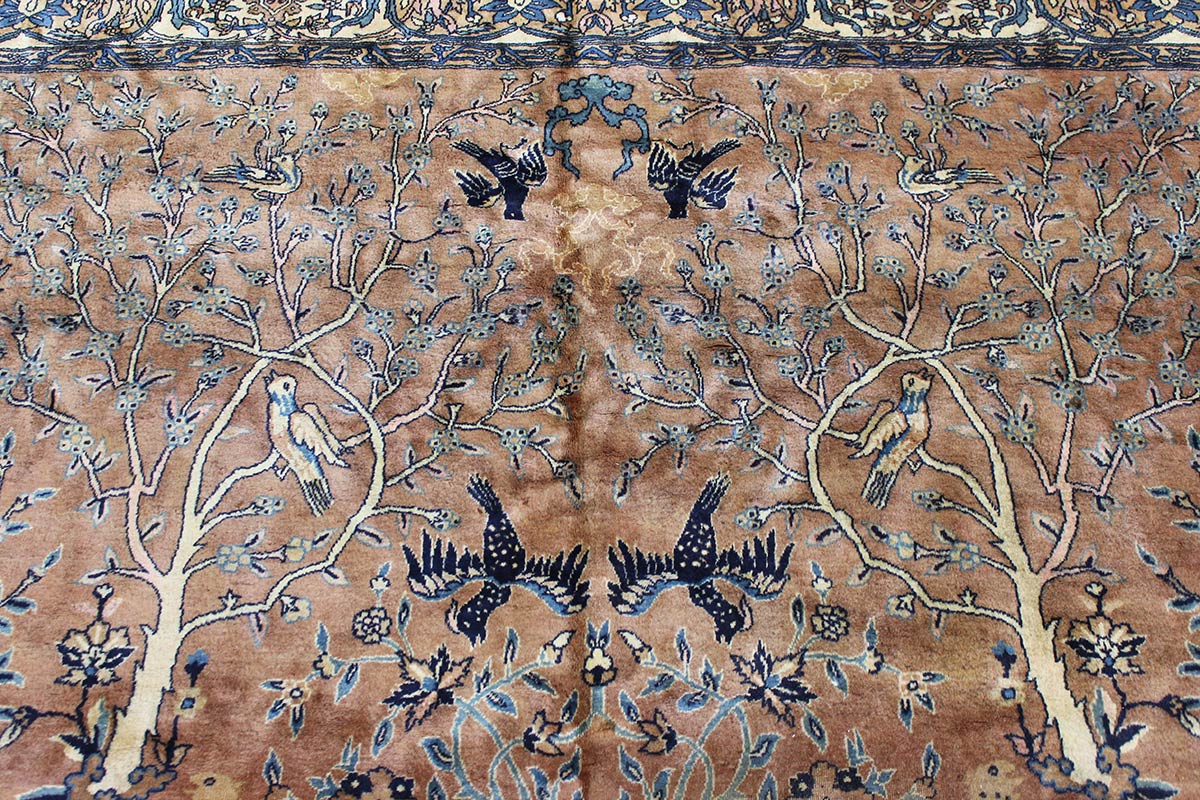 Antique Laristan Handwoven Traditional Persian Rug - Vintage JF4932 Oriental Carpet for Living Room, Bedroom & Home Decor