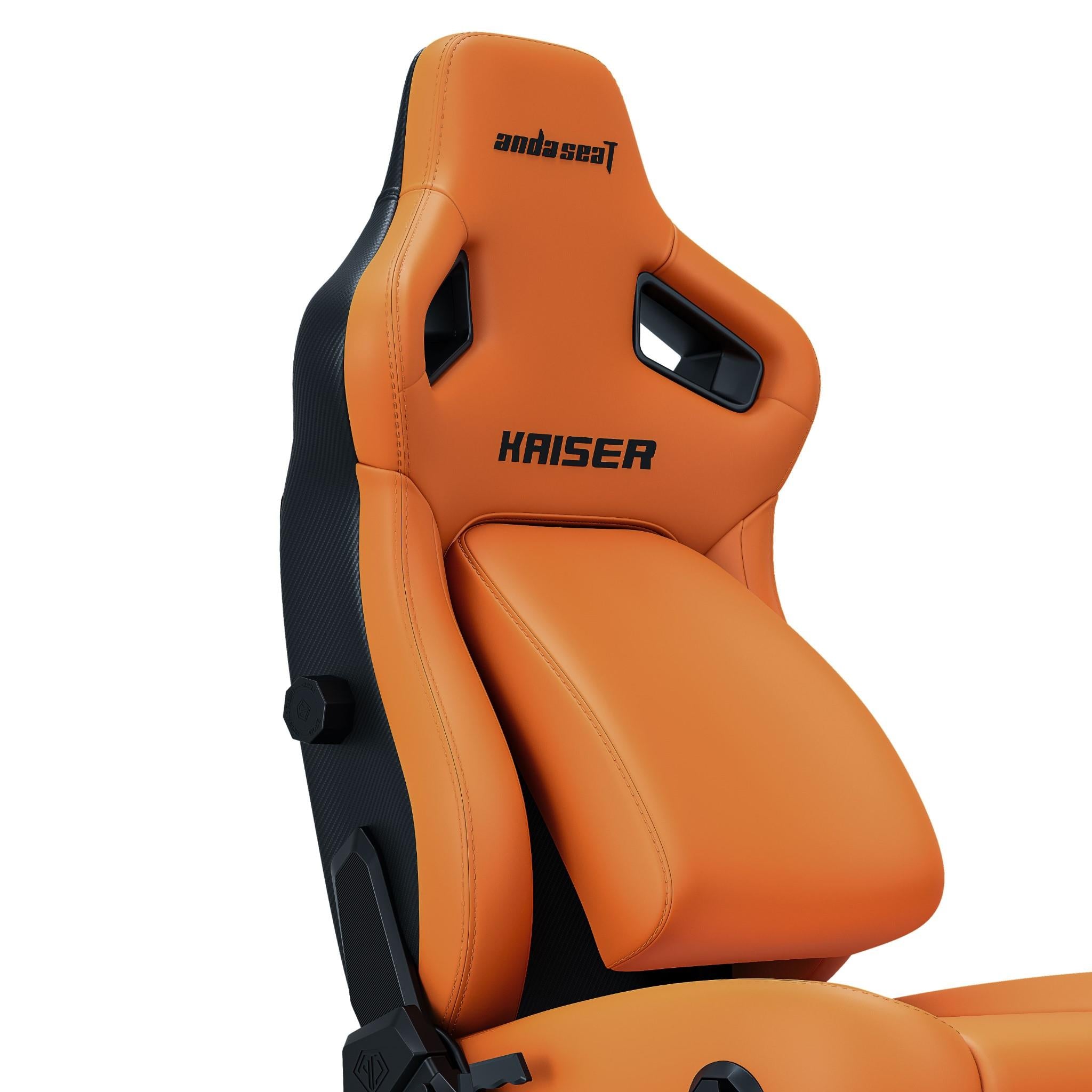 Anda Seat Kaiser 4 Series XL Premium Gaming Chair - Ergonomic Racing Style with Adjustable Lumbar Support (Blaze Orange) - Perfect for PC, Console Gaming & Home Office Setup