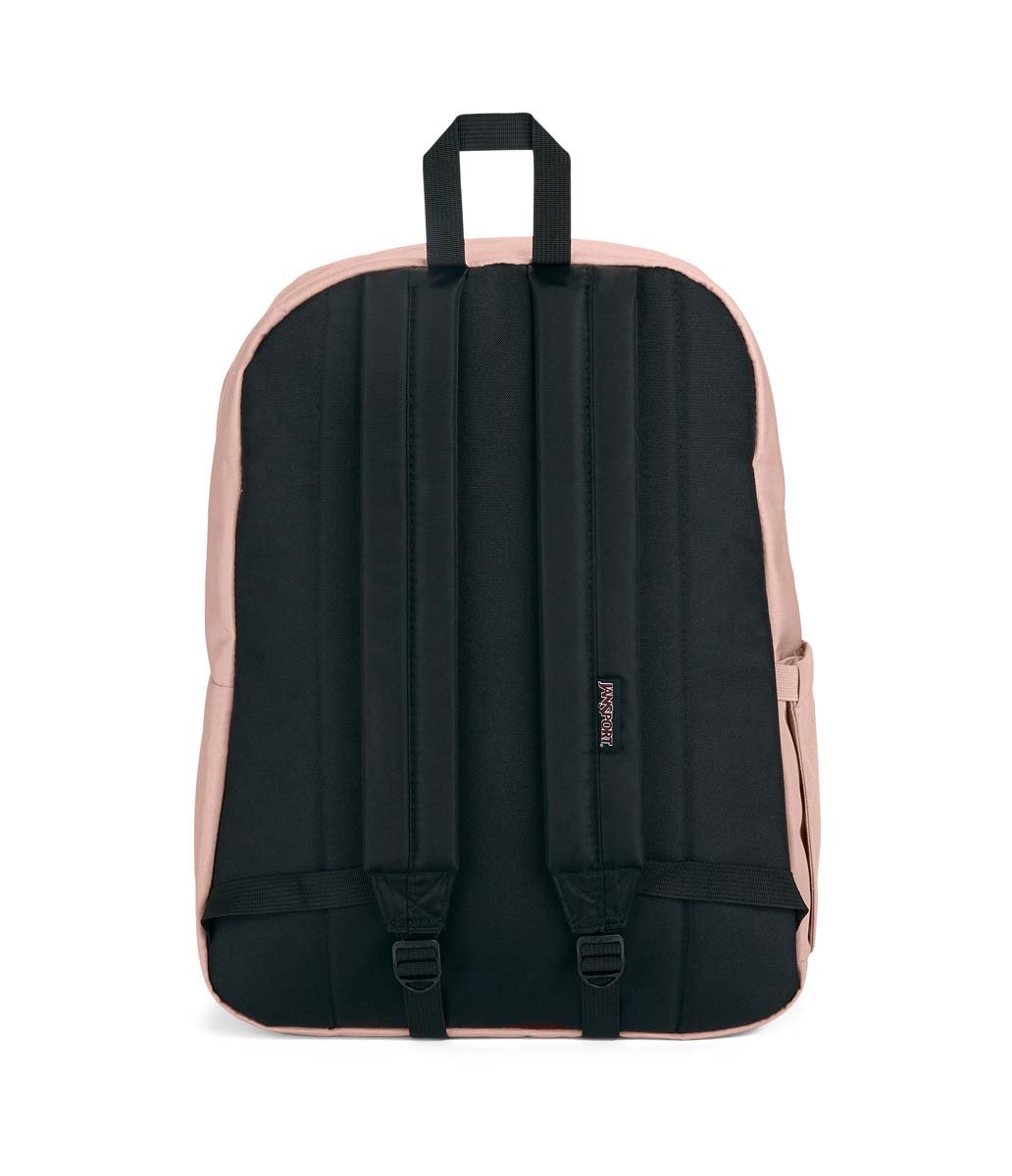 JanSport SuperBreak Plus Backpack - Lightweight Laptop Backpack for School & Travel, Misty Rose | Durable College Bookbag with 15