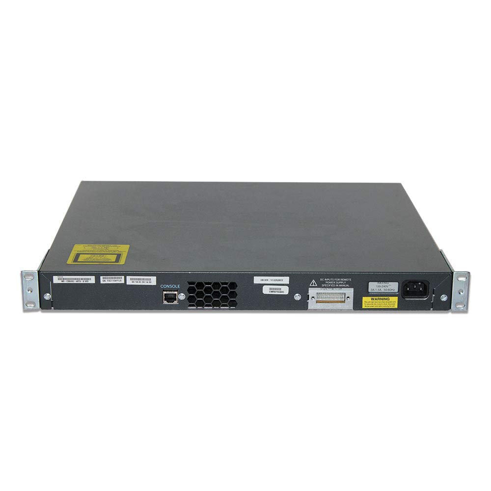 Refurbished Cisco Catalyst 3560G 48-Port Gigabit Ethernet Switch (WS-C3560G-48TS-S) | High-Speed Network Switch for Office, Data Center & Enterprise Networks
