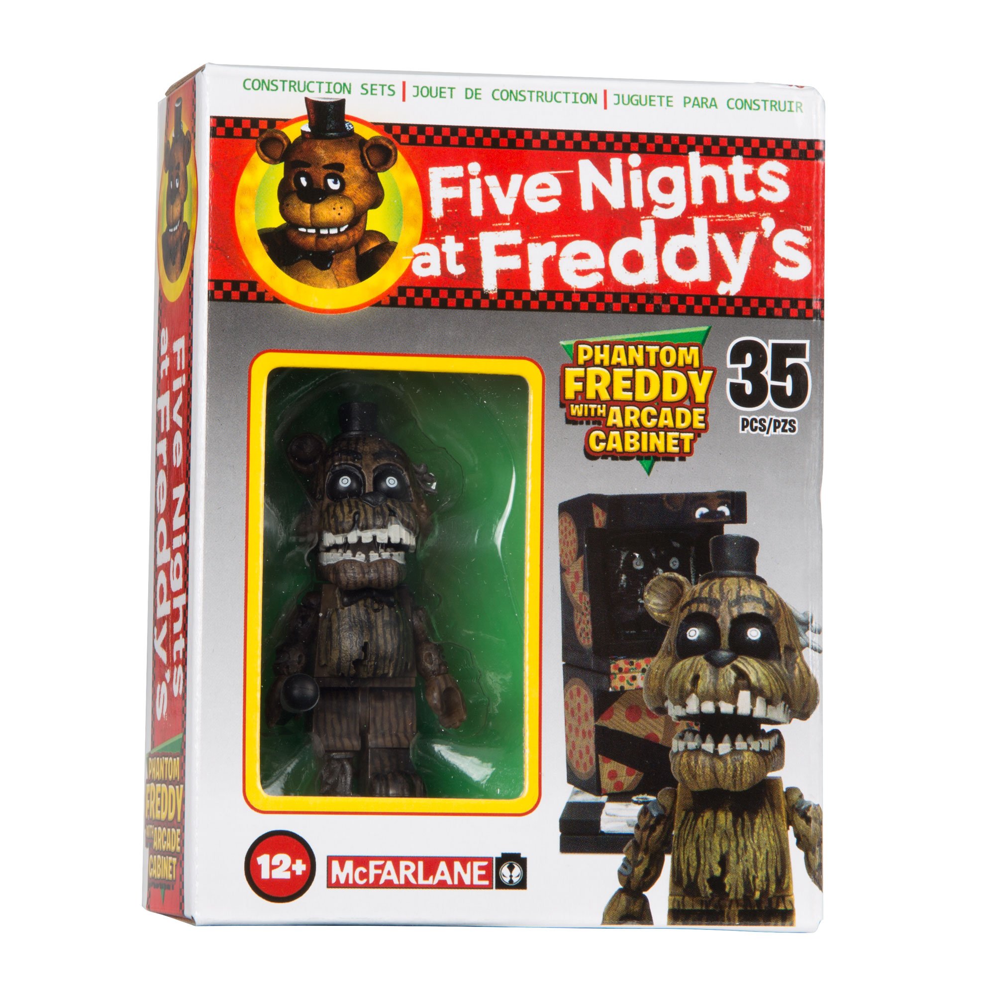 McFarlane Toys Five Nights at Freddy's Micro Arcade Cabinet Construction Set - FNAF Collectible Building Kit for Horror Game Fans - Perfect for Display, Gaming Room Decor & Collector's Showcase